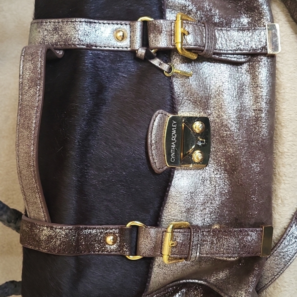Cynthia Rowley Metalic Crossbody Purse